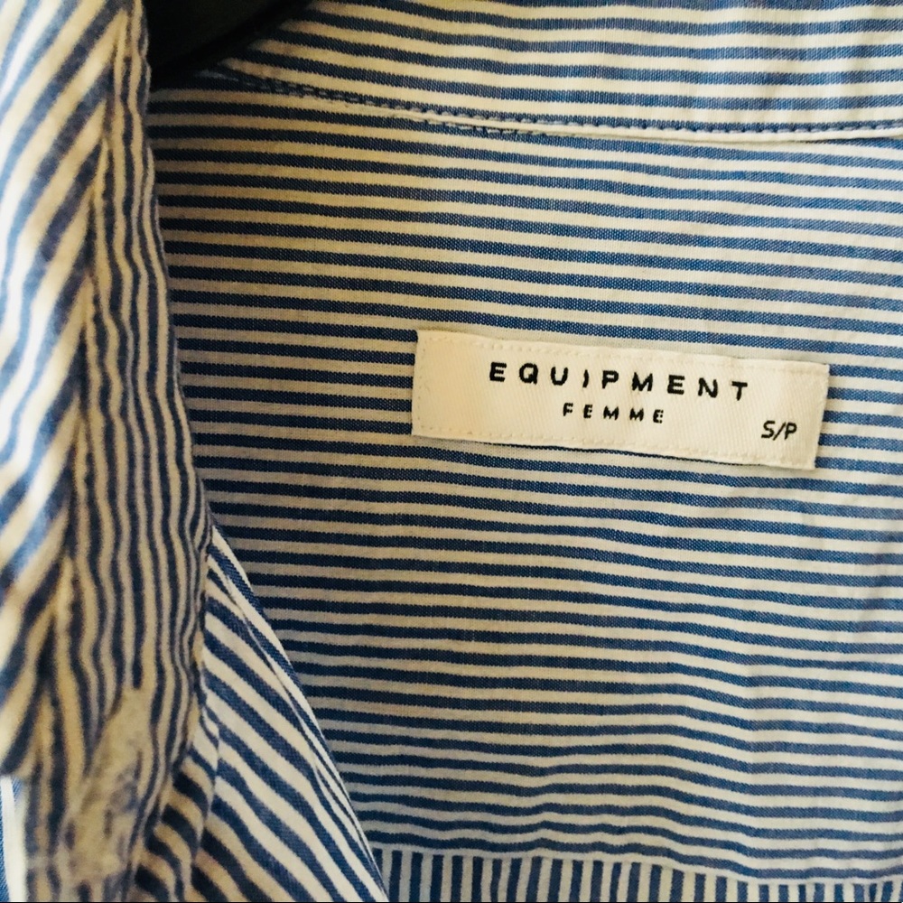 Equipment ‘Reese’ Contrast Stripe Shirt - Picture 3 of 8